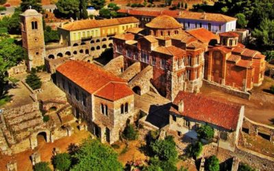 El Monasterio de Osios Lukás, arquitectura bizantina